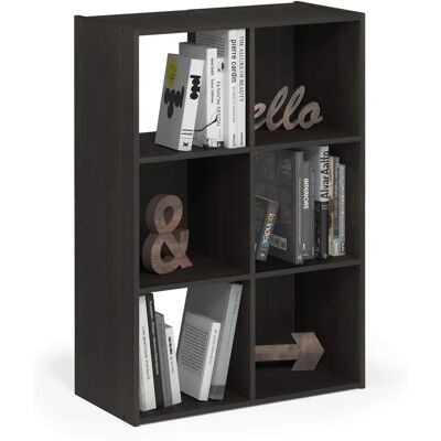 Szafka na przechowywanie Furinno Pelli Cubic - 3x2, Espresso Szafka na przechowywanie Furinno Pelli Cubic - 3x2, Espresso