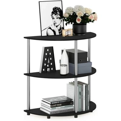 Furinno Turn-N-Tube Black Oak Console Table - Console Table Furinno Turn-N-Tube Black Oak Console Table - Console Table