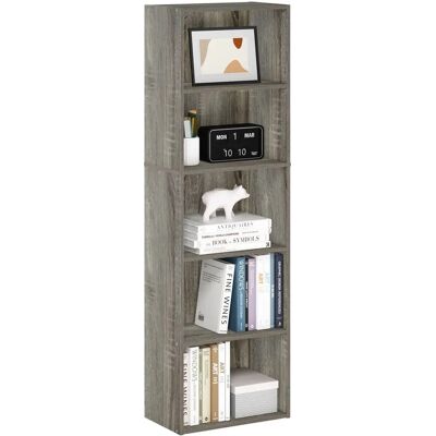 Furinno Luder 5-Niveau Réversible Color Étagère - Bibliothèque Furinno Luder 5-Niveau Réversible Color Étagère - Bibliothèque