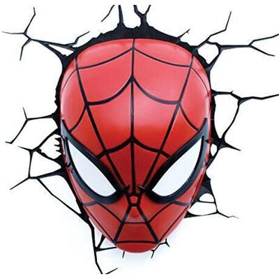 Marvel Rotes 3D Spider-Man Gesicht Licht - Beleuchtung Marvel Rotes 3D Spider-Man Gesicht Licht - Beleuchtung
