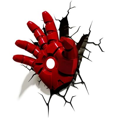 Marvel Iron Man Hand 3D Vägglampa Marvel Iron Man Hand 3D Vägglampa