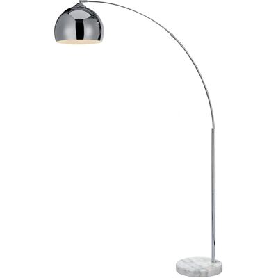 Teamson - Arquer Led Standard Arc Curved - Chrome - Floor Lamp Teamson - Arquer Led Standard Arc Curved - Chrome - Floor Lamp