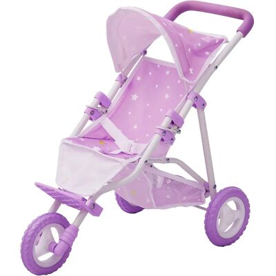 Olivia's Little World Doll Stroller - Purple, Jogging Style, 16-18 inch Olivia's Little World Doll Stroller - Purple, Jogging Style, 16-18 inch