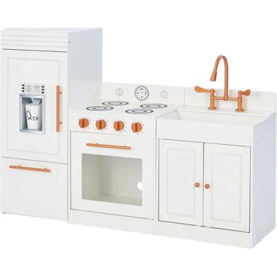 Teamson Kids Paris Roségold Weiß Holz-Spielküche - Spielzeugart Teamson Kids Paris Roségold Weiß Holz-Spielküche - Spielzeugart