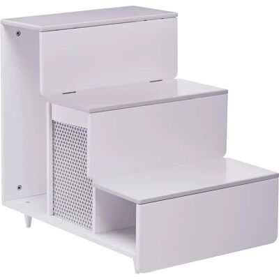 Scale in Legno per Animali Domestici Teamson Pets - Grande Bianco Alpino Scale in Legno per Animali Domestici Teamson Pets - Grande Bianco Alpino
