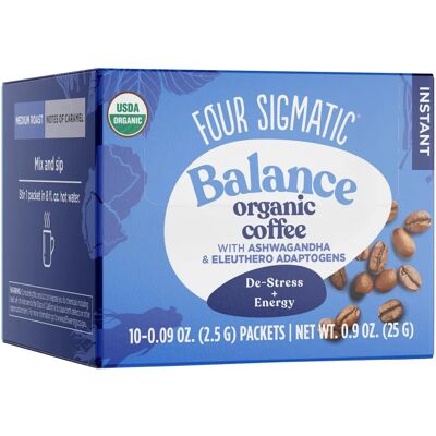 Four Sigmatic Organic Adaptogen Coffee with Tulsi & Ashwagandha - Coffee Mix Four Sigmatic Organic Adaptogen Coffee with Tulsi & Ashwagandha - Coffee Mix
