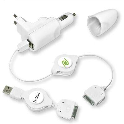 ReTrak EUIPODCHG51 Auto, weiß tragbarer Ladegerät ReTrak EUIPODCHG51 Auto, weiß tragbarer Ladegerät