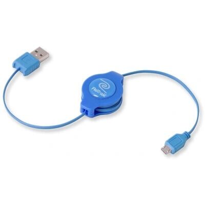 ReTrak EUCABLEMICBU - 1m USB A Micro-USB A Blau USB-Kabel ReTrak EUCABLEMICBU - 1m USB A Micro-USB A Blau USB-Kabel