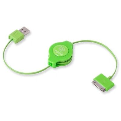 ReTrak EUIPODUSBGN - 1m grüner retractable Handy Kabel - phone cable ReTrak EUIPODUSBGN - 1m grüner retractable Handy Kabel - phone cable