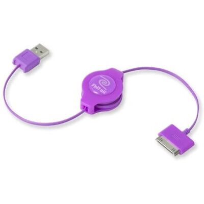 Câble Téléphone Portable ReTrak EUIPODUSBRL Violet 1m USB A Apple 30-pin - Câble Téléphone Câble Téléphone Portable ReTrak EUIPODUSBRL Violet 1m USB A Apple 30-pin - Câble Téléphone