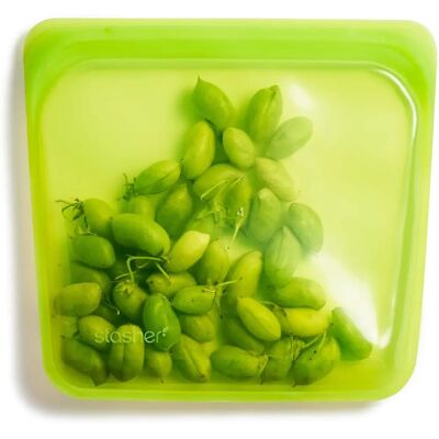 Stasher Bolsa de Silicona Lime - Bolsa Reutilizable Stasher Bolsa de Silicona Lime - Bolsa Reutilizable