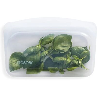Stasher Platinum Silicone Bag - S - White Stasher Platinum Silicone Bag - S - White