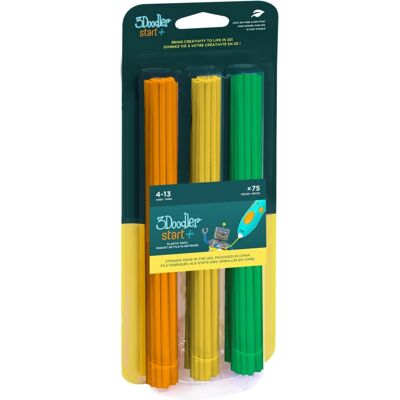 3Doodler Start 3D-Druckmaterial - Grün, Orange, Gelb - 1 g 3Doodler Start 3D-Druckmaterial - Grün, Orange, Gelb - 1 g