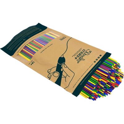 3Doodler 250 pcs Filament Eco PLA - Couleurs Variées - Filament pour Impression 3D 3Doodler 250 pcs Filament Eco PLA - Couleurs Variées - Filament pour Impression 3D