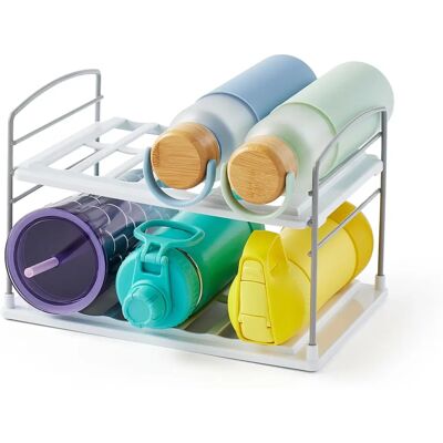 Organisateur de bouteilles Upspace 2-étagères de Youcopia - Réglable & Robuste Organisateur de bouteilles Upspace 2-étagères de Youcopia - Réglable & Robuste