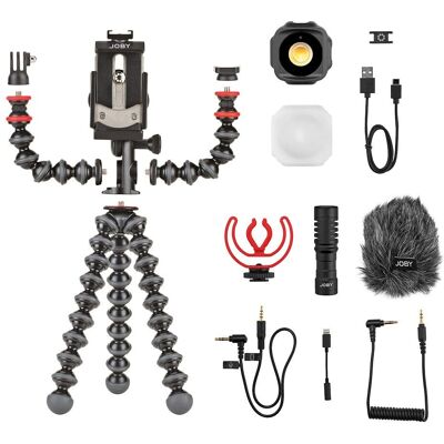 Joby JB01645-BWW Tripod - Smartphone/Digital camera - Black, Red Joby JB01645-BWW Tripod - Smartphone/Digital camera - Black, Red