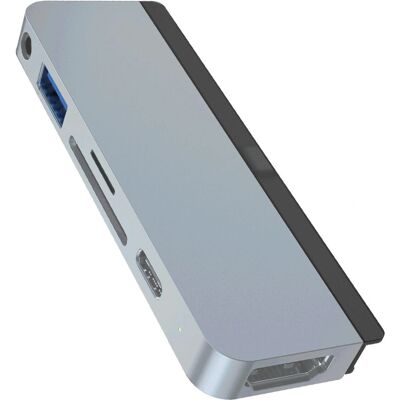 Hyper USB-C Hub Silver - Supports 4K HDR Video & 60W Power Hyper USB-C Hub Silver - Supports 4K HDR Video & 60W Power