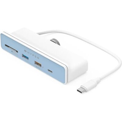 HYPER HD34A8 Laptop Dock - USB 3.2 Type-C White HYPER HD34A8 Laptop Dock - USB 3.2 Type-C White