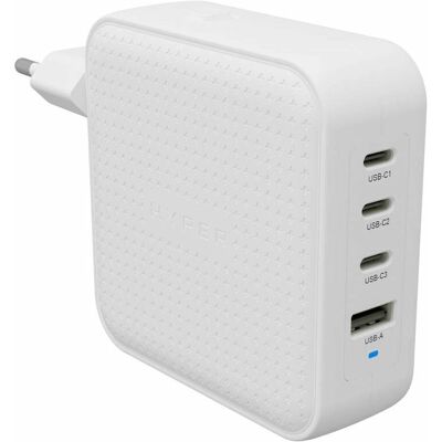 Hyper USB-C GaN Charger - 100W, Supports 4 Devices, Travel Ready Hyper USB-C GaN Charger - 100W, Supports 4 Devices, Travel Ready