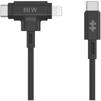 HYPER HyperJuice USB-C to USB-C/Lightning 60W PD - USB cable HYPER HyperJuice USB-C to USB-C/Lightning 60W PD - USB cable