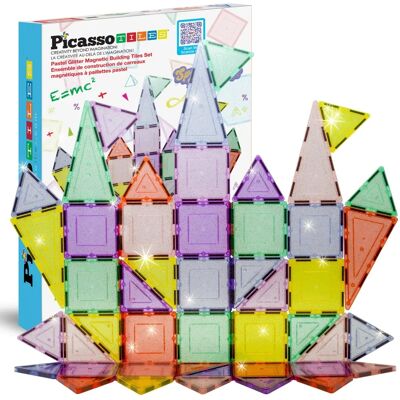 Picasso-Tiles Magnetiska Byggklossar - 48 Delar Picasso-Tiles Magnetiska Byggklossar - 48 Delar