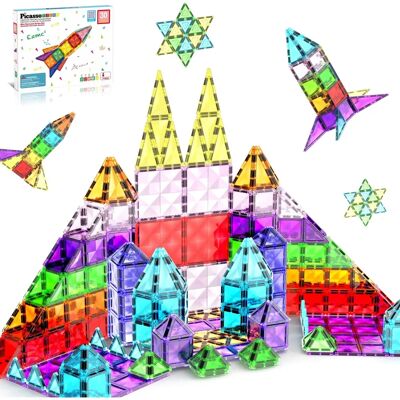 Picasso-Tiles 30 Blocs Magnétiques - Jouet Éducatif - Publicité Picasso-Tiles 30 Blocs Magnétiques - Jouet Éducatif - Publicité