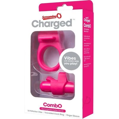 The Screaming O - Rosa Charged CombO Kit - Erotiskt Set The Screaming O - Rosa Charged CombO Kit - Erotiskt Set