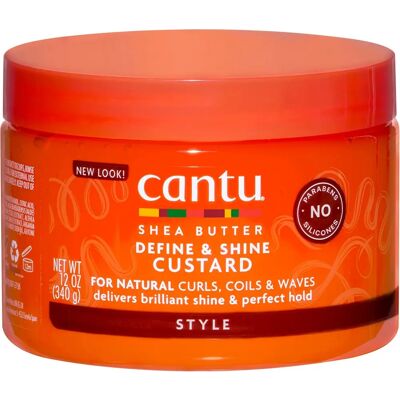 Cantu Shea Butter Natural Hair Define & Shine Custard - Hair Styling Product Cantu Shea Butter Natural Hair Define & Shine Custard - Hair Styling Product
