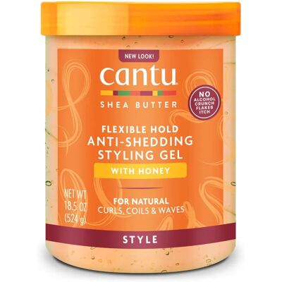 Cantu Sheabutter Anti-Haarausfall-Styling-Gel - Starker Halt 524g Cantu Sheabutter Anti-Haarausfall-Styling-Gel - Starker Halt 524g