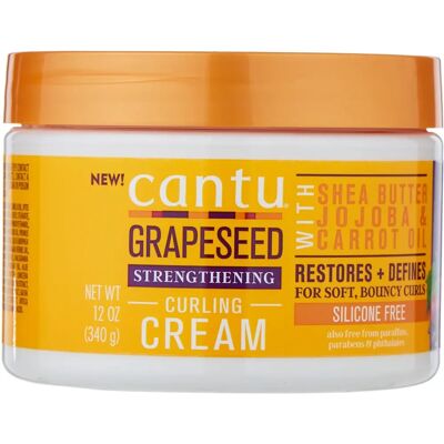 Crema Rizador Fortalecedora de Semilla de Uva Cantu - Para Cabello Rizado y Seco Crema Rizador Fortalecedora de Semilla de Uva Cantu - Para Cabello Rizado y Seco