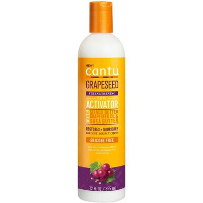 Cantu Grapeseed Strengthening Curl Activator Cream - Hair Curl Cream Cantu Grapeseed Strengthening Curl Activator Cream - Hair Curl Cream