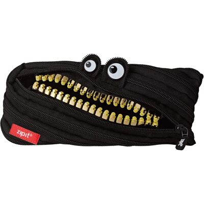 ZIPIT - Grillz - Noir - 22x10cm - Trousse à crayons - Publicité ZIPIT - Grillz - Noir - 22x10cm - Trousse à crayons - Publicité