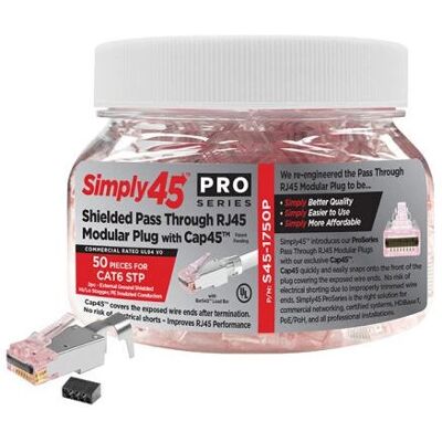 SCP - S45-1750P - Stahl - Transparent - RJ45 Connector SCP - S45-1750P - Stahl - Transparent - RJ45 Connector