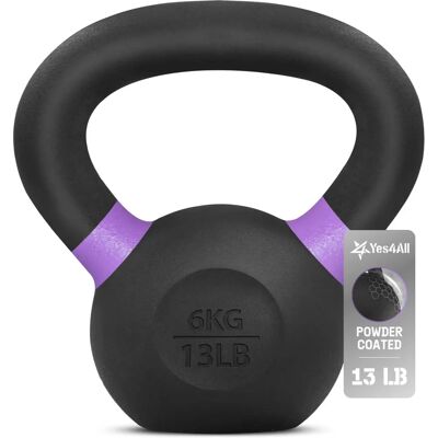 Yes4all EVZU Kettlebell en Fonte Multicolore - Force & Polyvalence Yes4all EVZU Kettlebell en Fonte Multicolore - Force & Polyvalence