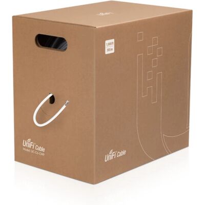 Ubiquiti UC-C6-CMP Verkkokaapeli - Valkoinen - 305m - Cat6 Ubiquiti UC-C6-CMP Verkkokaapeli - Valkoinen - 305m - Cat6