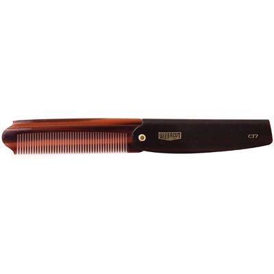 Peigne à Cheveux Uppercut Deluxe CT7 Tortoise Shell Marron - Type de Cheveux - Publicité Peigne à Cheveux Uppercut Deluxe CT7 Tortoise Shell Marron - Type de Cheveux - Publicité