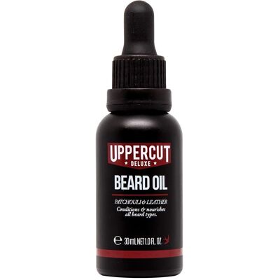 Uppercut Deluxe Skægolie Patchouli & Læder 30ml - Mandlig Pleje Uppercut Deluxe Skægolie Patchouli & Læder 30ml - Mandlig Pleje