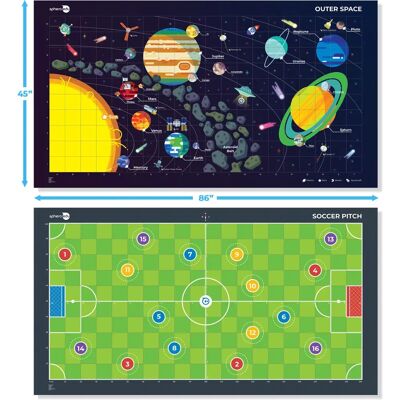 Sphero Explorer Kit Code Mat Raum/Fußball - Programmiermat für Roboter und Bildung Sphero Explorer Kit Code Mat Raum/Fußball - Programmiermat für Roboter und Bildung