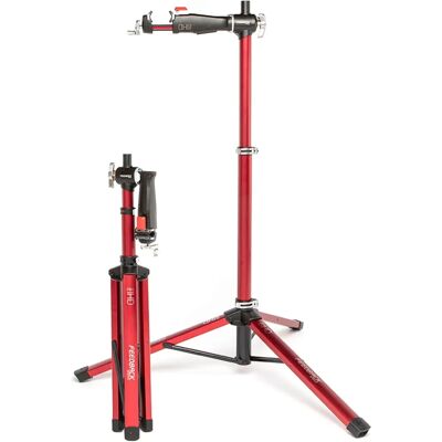 Feedback Sports Pro Mechanic HD Workstand - Red/Black - Bike Repair Stand Feedback Sports Pro Mechanic HD Workstand - Red/Black - Bike Repair Stand