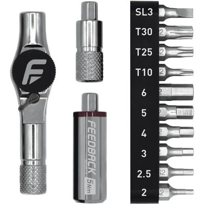 Feedback Sports, Drehmomentschlüssel, Drehmomentschlüssel Fixed (1/4", 5 Nm, 5 Nm) Feedback Sports, Drehmomentschlüssel, Drehmomentschlüssel Fixed (1/4", 5 Nm, 5 Nm)
