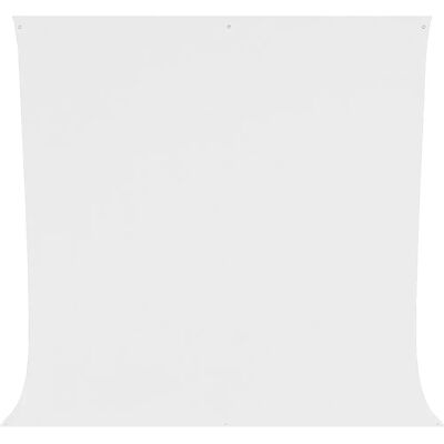 Westcott X-Drop Fondo Bianco - Poliestere anti-inecchiature, compatibile con supporto, 2.7m x 3m Westcott X-Drop Fondo Bianco - Poliestere anti-inecchiature, compatibile con supporto, 2.7m x 3m