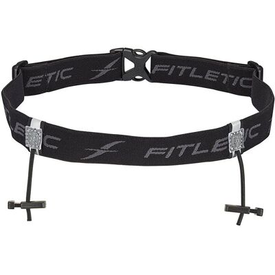 Ceinture porte dossard Fitletic - Mixte - Noir/Gris - Publicité Ceinture porte dossard Fitletic - Mixte - Noir/Gris - Publicité
