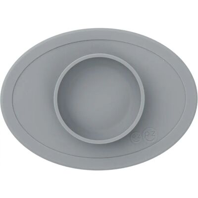 EZPZ Tiny Bowl Empaquetado Gris - Tazón para bebés en bandejas pequeñas EZPZ Tiny Bowl Empaquetado Gris - Tazón para bebés en bandejas pequeñas