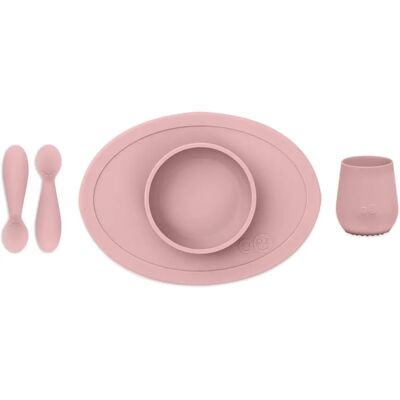 EZPZ Baby Matset - Pastellrosa - Baby Spise Sett EZPZ Baby Matset - Pastellrosa - Baby Spise Sett