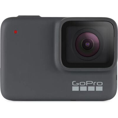 GoPro HERO7 Silver Action-Kamera - 4K Ultra HD, Wasserfest, GPS GoPro HERO7 Silver Action-Kamera - 4K Ultra HD, Wasserfest, GPS