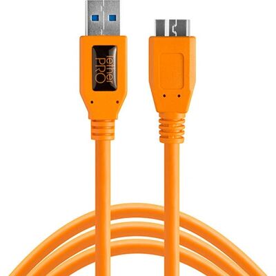 Tether Tools CU5454 USB 3.2 Gen 1 4,6 m Oranger USB-Kabel Tether Tools CU5454 USB 3.2 Gen 1 4,6 m Oranger USB-Kabel