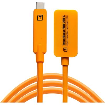 TetherTools TetherBoost Pro USB-C Verlängerungskabel - Orange - USB 3.2, 5 m TetherTools TetherBoost Pro USB-C Verlängerungskabel - Orange - USB 3.2, 5 m