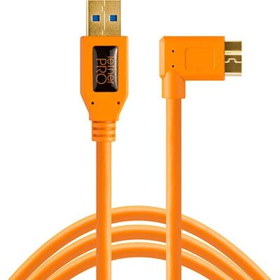 Tether Tools Orange USB 3.2 USB A zu Micro-B Kabel 4,6 m - Kameraverbindung Tether Tools Orange USB 3.2 USB A zu Micro-B Kabel 4,6 m - Kameraverbindung