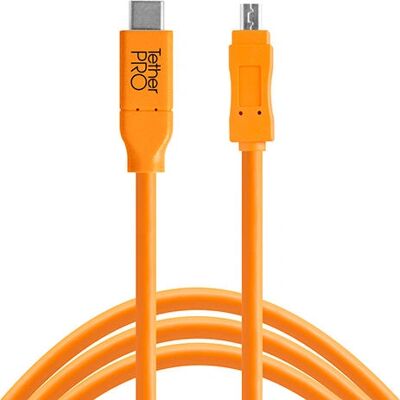 Tether Tools CUC2615-ORG USB-Kabel - 4,6 m - Orange - USB 2.0 Tether Tools CUC2615-ORG USB-Kabel - 4,6 m - Orange - USB 2.0