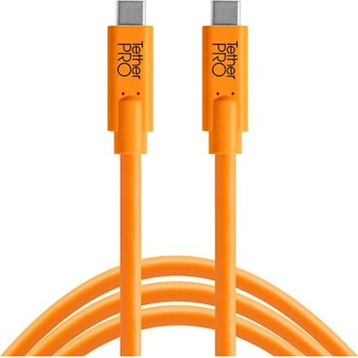 Tether Tools TetherPro USB-C 3m Orange - USB-kabel för dataöverföring Tether Tools TetherPro USB-C 3m Orange - USB-kabel för dataöverföring